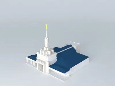 LDS. Templo Mormon, Apia Samoa Temple,22nd operating temple Free 3D model