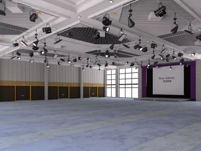 Fair Exhibition Hall 3D model