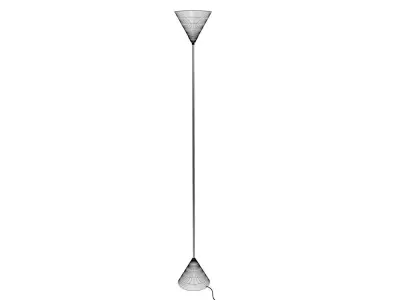 Twin Floor Lamp 3D model