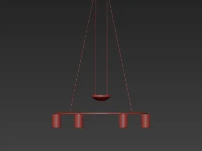 Counter Weights Round Suspension 3D model