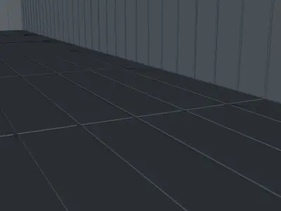 Sci Fi Corridor  Low-poly 3D model