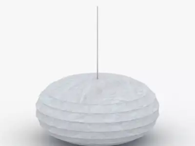 1514 - Hanging Lamp Low-poly 3D model