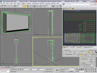 Street lamp Free low-poly 3D model