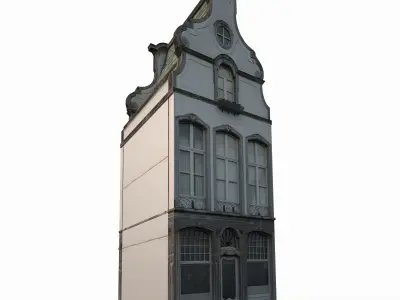 Apartment House 182 Low Poly Low-poly 3D model