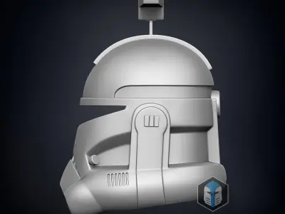 Animated Captain Rex Helmet 3D print model