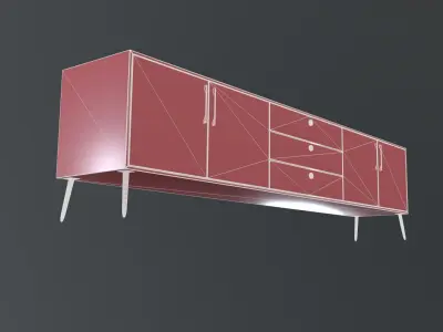 Dresser model 8 3D model