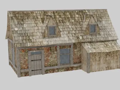 Old House 3D Model 3D model
