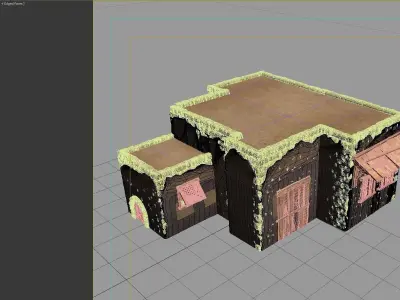 dirt House 3D model purchase