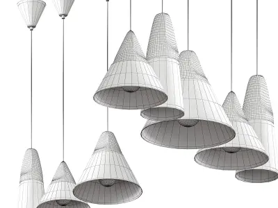 Miniforms Slope Pendant Light 3D model
