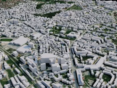Pristina - Kosovo 3D model