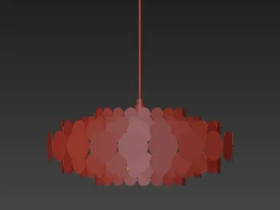 Doria Leuchten hanging lamp 3D model
