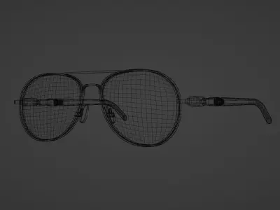 Sunglasses pair of Low-poly 3D model