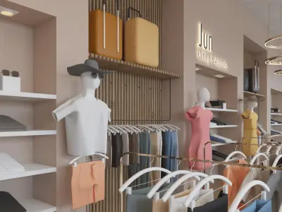  Modern Clothing Store Interior 