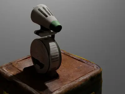 D-0  3D Model  Low-poly 3D model