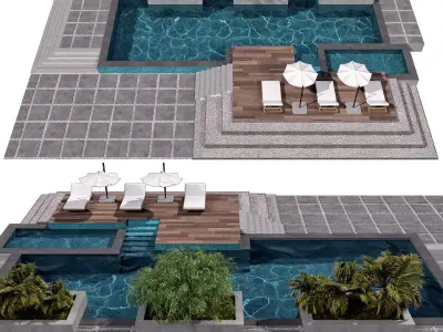 SWIMMING POOL NO76 A 3D model