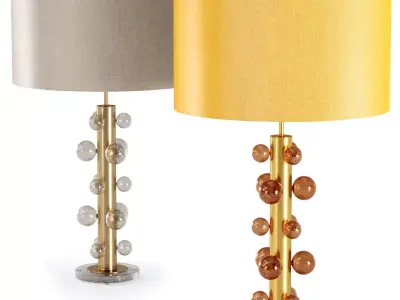 Pair of table Lamp by LA Studio  3D model