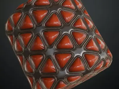 Sci-Fi Wall PBR Seamless Texture