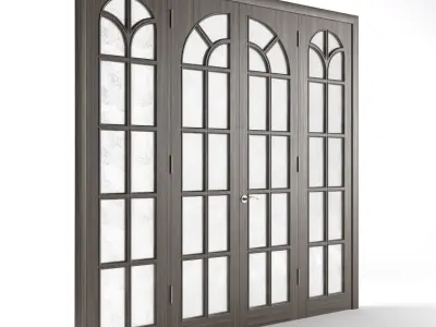 Partition door 3D model