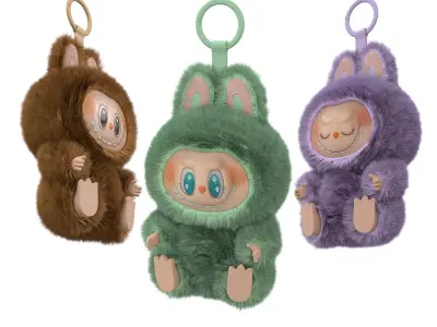 Pop Mart Labubu Monster Keychain Low-poly 3D model