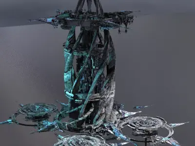 Spiral Sky Gravity generator 3D model