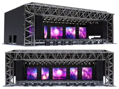 Concert Scene 03 3D model