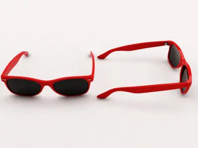 SUNGLASSES two Low-poly 3D model