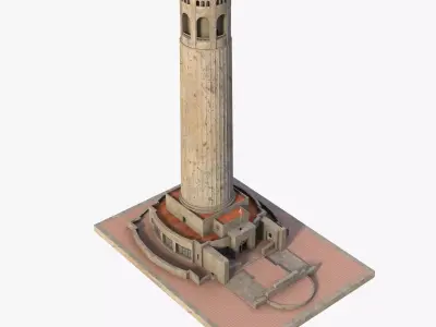 Coit Tower 3D model