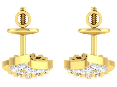 Diamond locket set for Women 3D print model purchase