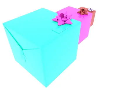 Boxes 3D model
