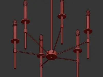 Brinley Dimmable 3D model