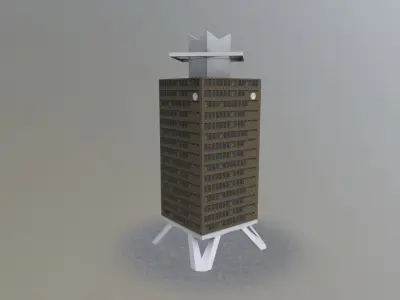 Amsterdam High Rise Pack Low-poly 3D model