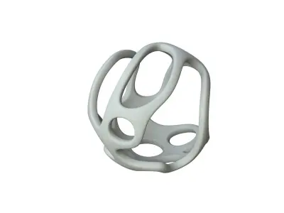 SciFi Cube Object No 33346 Low Poly Shape Texture