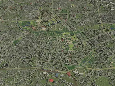 Tashkent Uzbekistan - city and urban 3D model