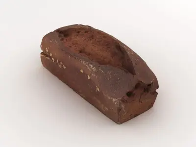 Bread Loaf 002 3D model