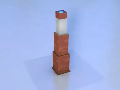 Embeded Floor Light Free 3D model