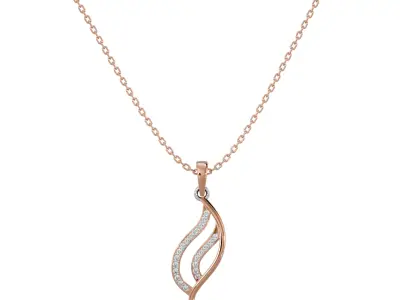 Light Minimalist Diamond Ring Earrings Pendant Set 3D print model