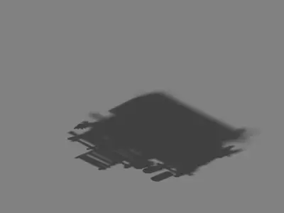 Steam Harbour - Campground - Building 01 3D model