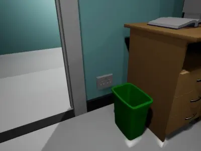 UK Electrical Outlet  Free low-poly 3D model