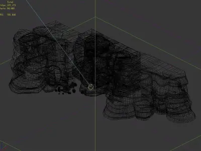 Mountain - Stone 36 3D model