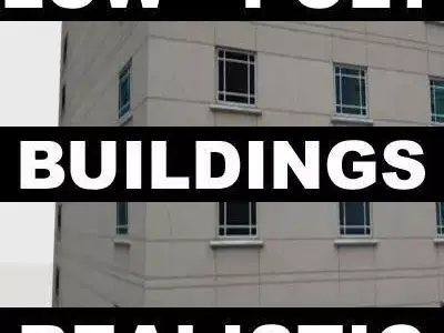 LOW-POLY CITY BUILDINGS Low-poly 3D model