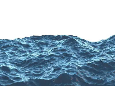 Orca Is Jumping In The Ocean 3D model