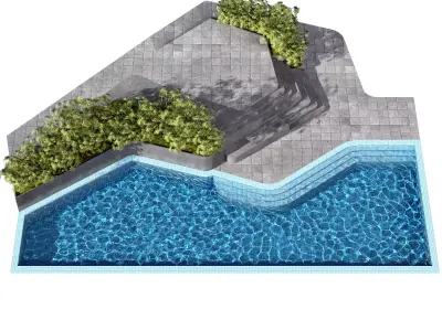 SWIMMING POOL NO120 A 3D model