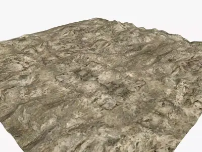 Landscape Terrain Pack 12 Models Stone Desert Outdoor Base 