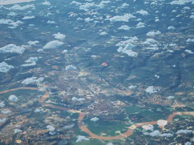 Sanmenxia China City Landscape 3D Model 3D model