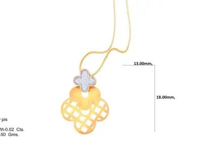 Pendant - 22 3D print model