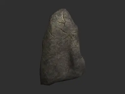 Rock Set 03 - Cracks 1 Low-poly 3D model