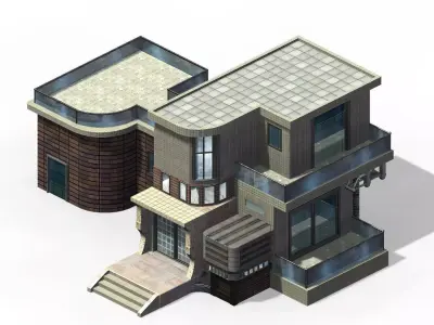 Crystal Palace - Academy of Sciences 03 3D model