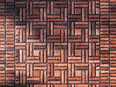 Red Brick Flooring 02 Texture