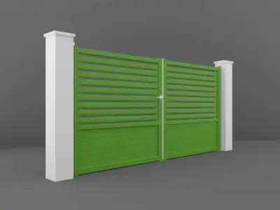 Outdoor Gate  3D model