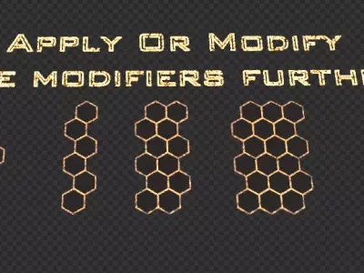 Sci-Fi Honeycombs Low-poly 3D model